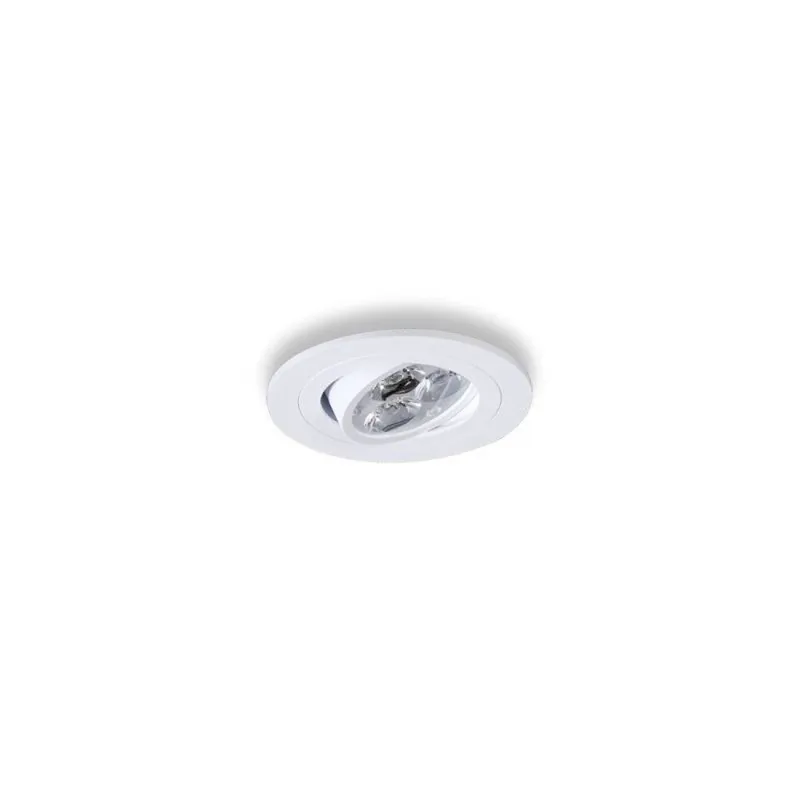 Descuento Foco empotrable LED 6w Ø9cm circular blanco - Maslighting Blanco calido (3000k)