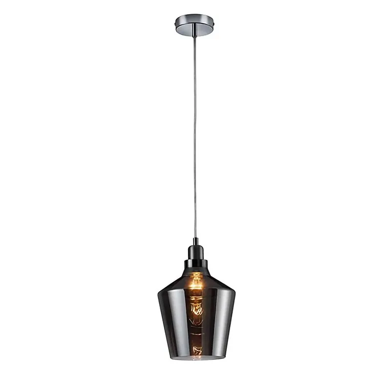 Barato Lámpara colgante Calais 1L E27 cristal humo - Trio
