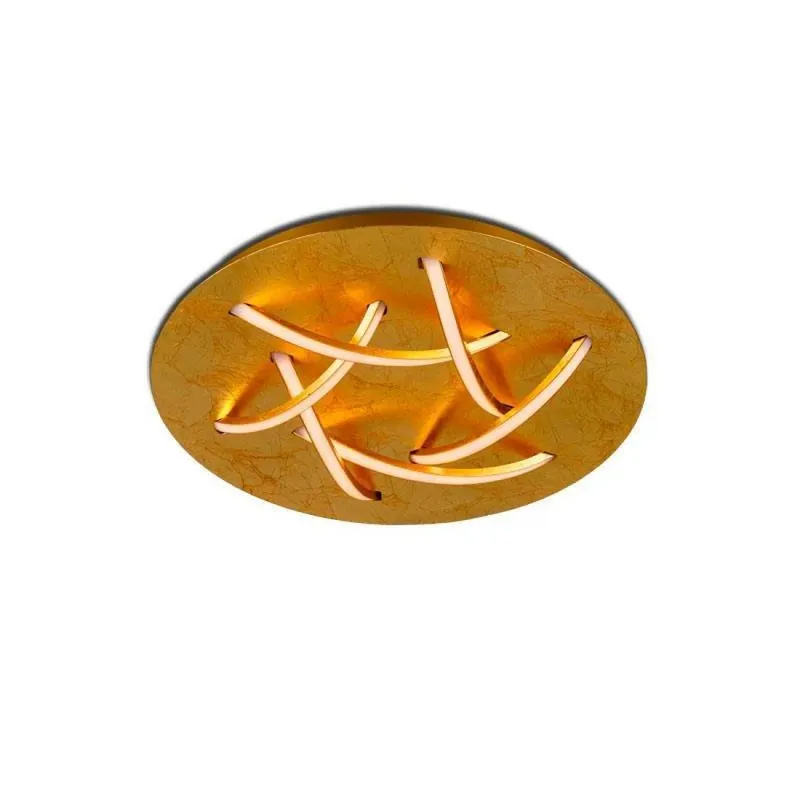 Oferta Flash Plafón de techo Dolphin LED 21w oro regulable - Trio Oro mate