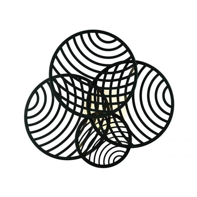 A Buen Precio Plafón de techo Collage LED 60w 69x63 - Mantra Negro