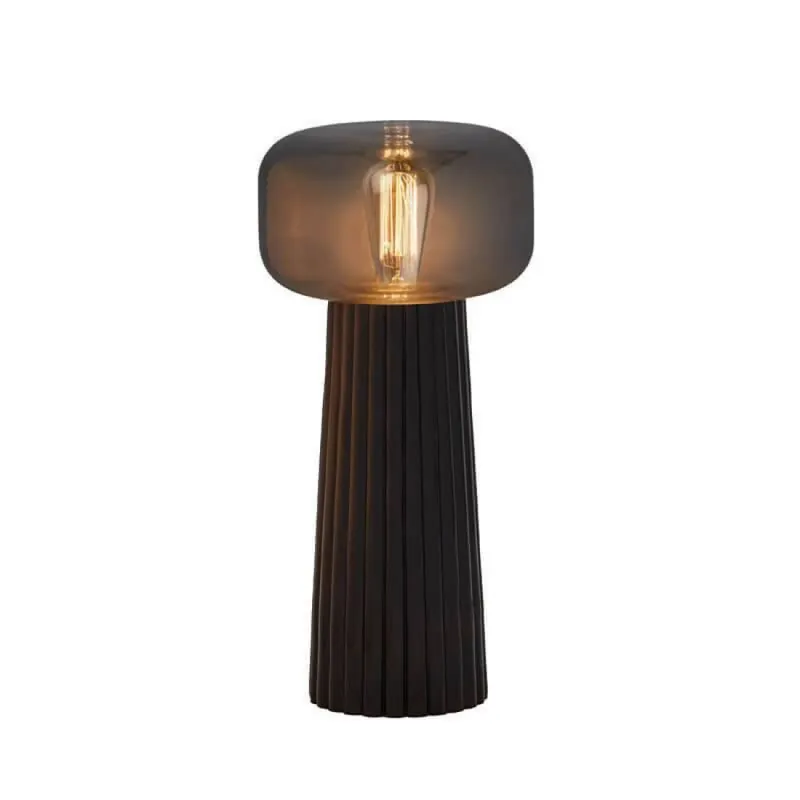 A Buen Precio Lámpara de mesa Faro E27 ceramica y cristal - Mantra Blanco