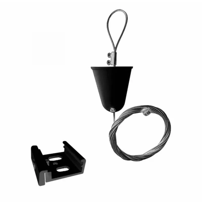 Comprar En Línea Kit suspensión carril trifasico negro - Beneito Faure