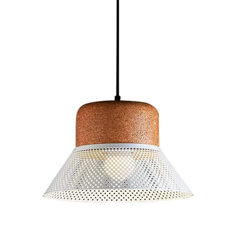 Lámpara colgante Cloche E27 - El Torrent Blanco Oferta Flash