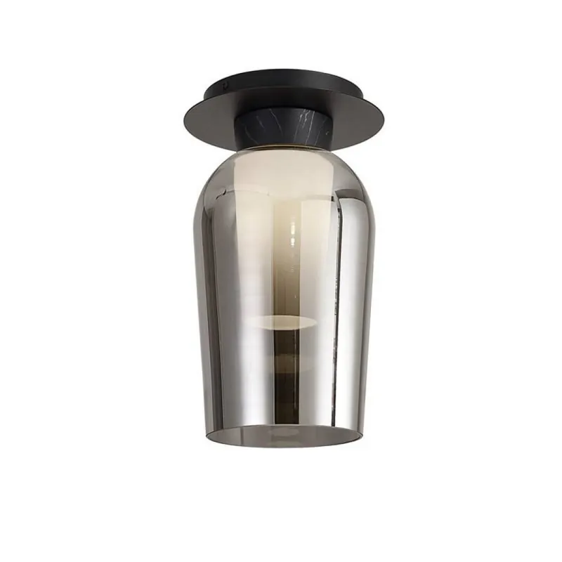 Súper Precio Plafón de techo Nora E27 Ø18cm cristal - Mantra Blanco