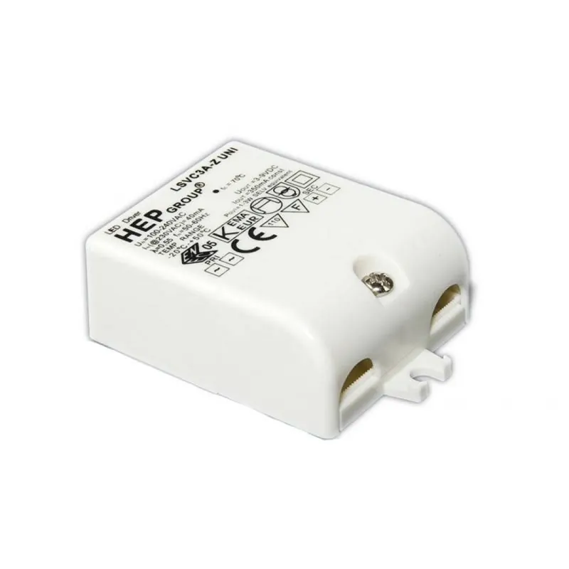 Certificado Driver LED 1-3w 350mA AC 100-240V DC 2,7-10V - Faro