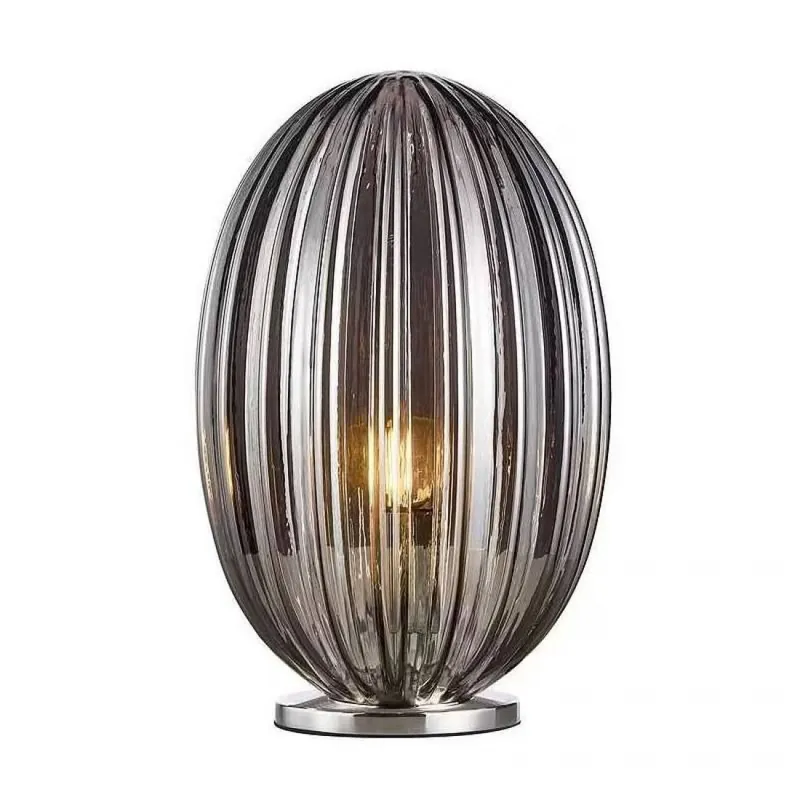 Lámpara de mesa Ovila 1L E27 LED Smoke - Schuller Oferta Flash