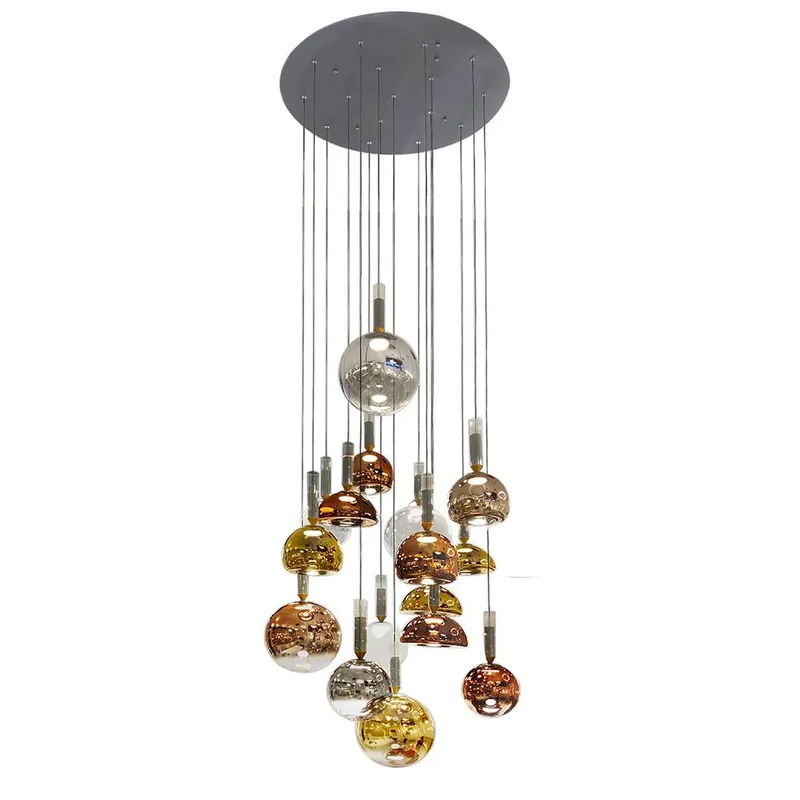 Popular Lámpara colgante Charlize LED 16L regulable + mando - Schuller