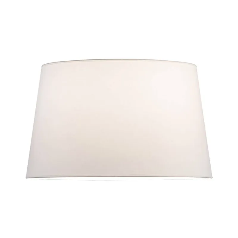 Pantalla de tela Cónica Ø62cm E27 aro superior blanco - ACB Oferta Flash