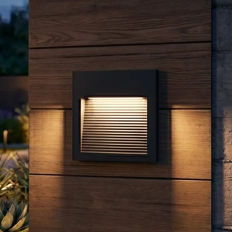 Aplique Exterior WALL SQUARE LED 6W Blanco Neutro 12x12cm 220-240V Súper Precio
