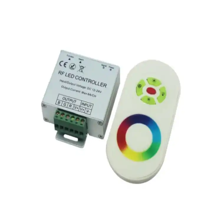 Controlador RGB RF y control remoto TOUCH, 12-24V 216-432W 18A Oferta Limitada