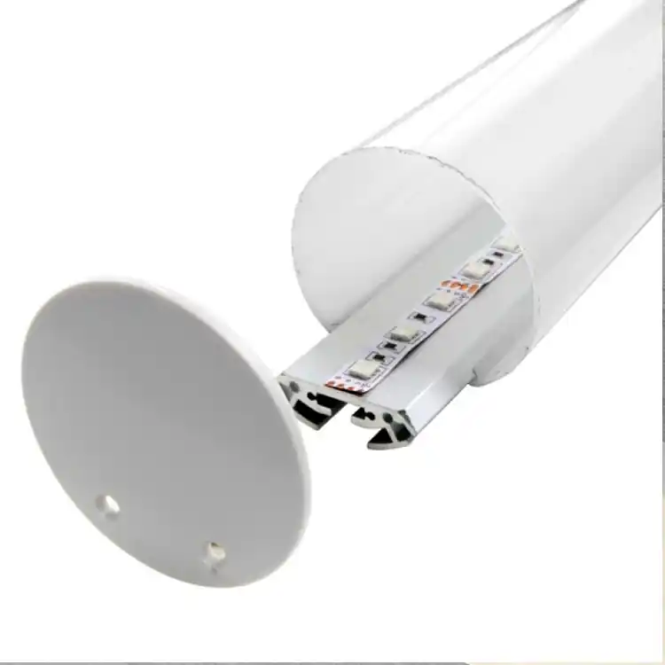 Alta Calidad Perfil Cilíndrico opal 60x2000mm