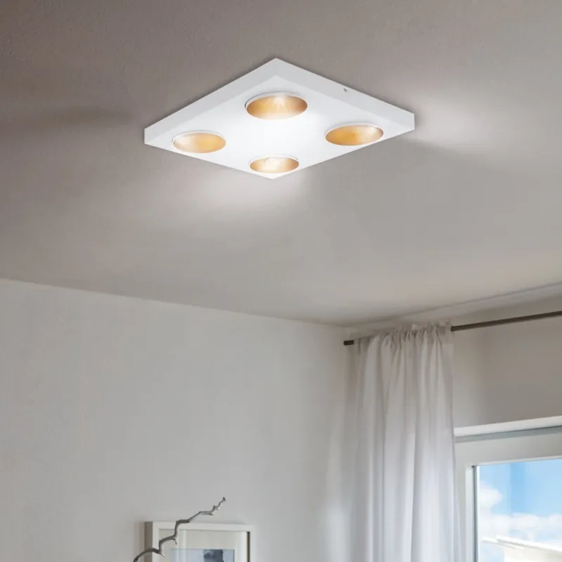 Eglo - LED Plafón regulable 4xLED/3,3W/230V Oferta Especial