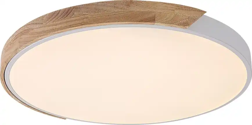 Económico Rabalux - Lámpara de techo LED/40W/230V 3000/4000/6500K blanco/roble Ø 61 cm