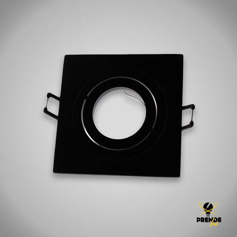Novedad Aro basculante cuadrado color negro