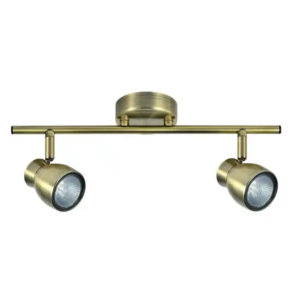 Regleta Chacho 2xgu10 Cuero 14x36,5x8,5 Cm Promoción