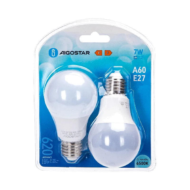 Oferta De Temporada LED A60 E27 7W Luz Fría 7W