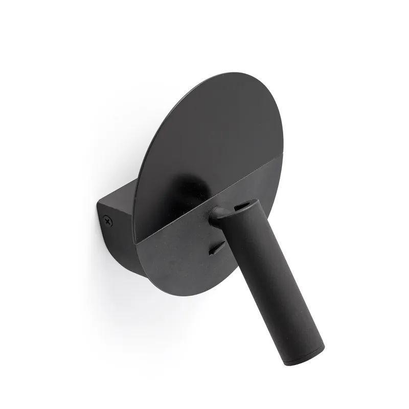 Económico DUAS Lámpara aplique lector negro con USB