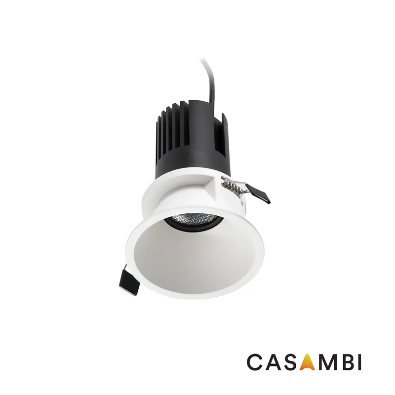 Precio Reducido TULIPA downlight empotrable blanco 7W 24° 4000K CRI90 Casambi