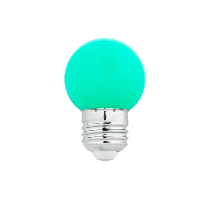 Bombilla G45 VERDE E27 1W LED Favorito De Clientes