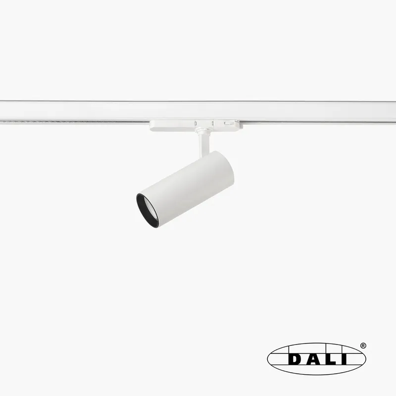 FOST TRACK proyector carril blanco Ø70 43W 36° 4000K CRI90 DALI Disponible Ahora