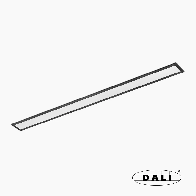 VIA EVO empotrable 860 38W 3000K negro prismático DALI Popular