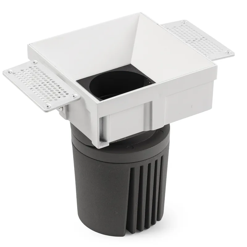 DEEP90 Empotrable cuadrado sin marco blanco 15° P. white CRI95 stripy Favorito De Clientes