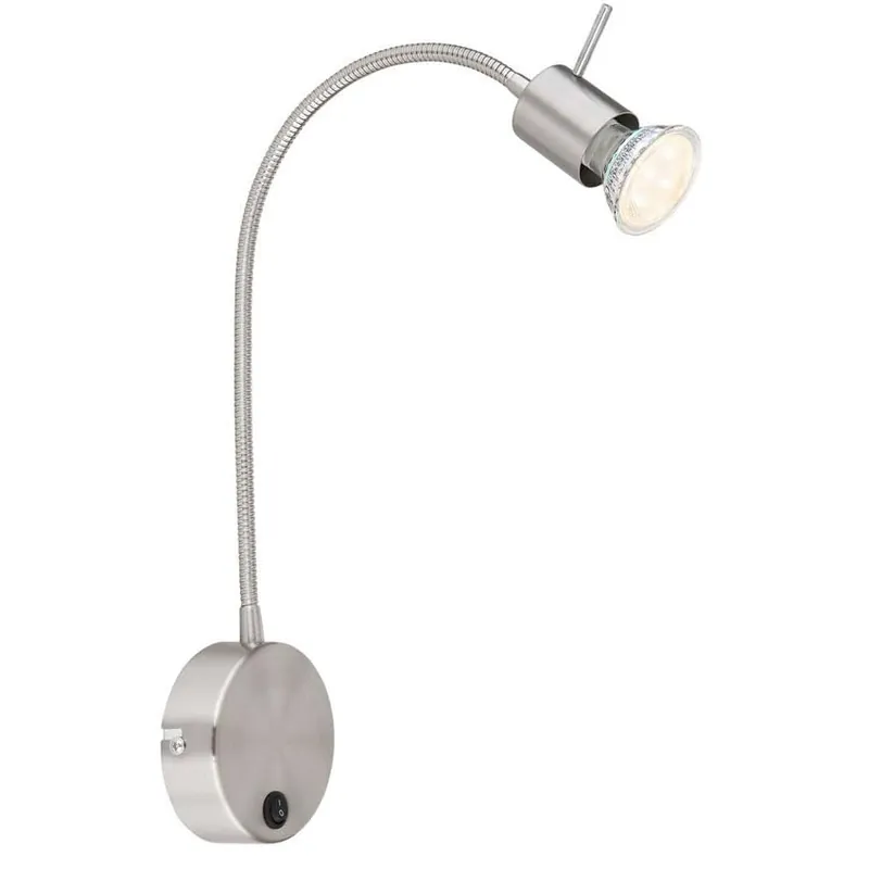 APLIQUE FOCO PARED INTERRUPTOR 1xGU10 35W 230V METAL ROBBY GLOBO Precio Reducido