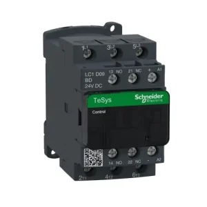 A Buen Precio CONTACTOR 9A 1 NA/1 NC 24V CC-AR ANTIPARÁSITO
