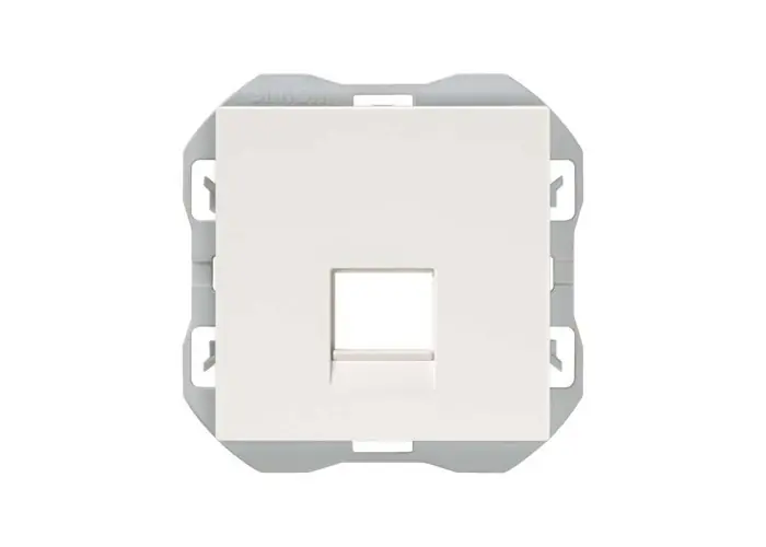 TAPA SIMON 270 RJ45 SIN CONECTOR BLANCO Alta Calidad