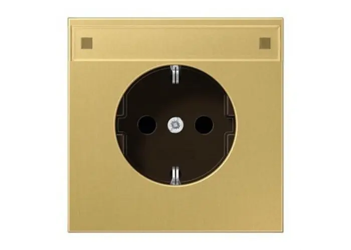 Directo De Fábrica BASE ENCHUFE SCHUKO® 10-16A 250V LATÓN CLASSIC