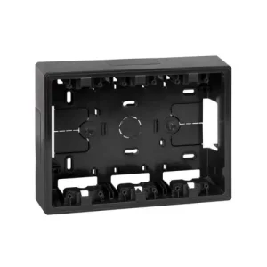 BASE CAJA SUPERFICIE SIMON 500 CIMA PARA KIT 3 MÓDULOS GRAFITO Precio Reducido