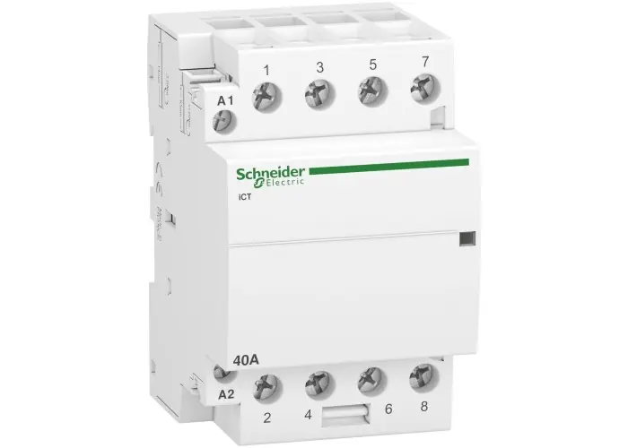 Marca Reconocida CONTACTOR ICT 40A 4 NA 230/240V CA