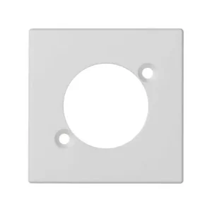 PLACA SIMON K45 PARA 1 CONECTOR XLR BLANCO NIEVE Novedad