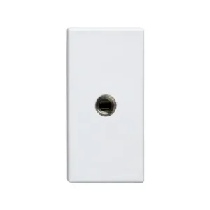 Barato CONECTOR SIMON 27 PLAY CON TAPA MINIJACK MÓDULO ESTRECHO BLANCO
