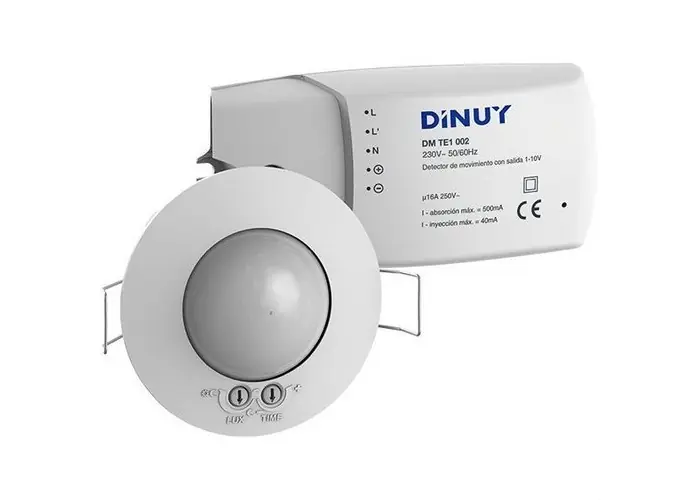 Entrega Rápida DETECTOR EMPOTRABLE TECHO EQUIPOS DALI REGULADOR LUZ