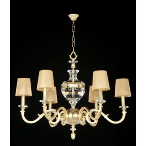 Transparent Acrilic Chandelier 6 Lights - Tomás & Sáez Favorito De Clientes