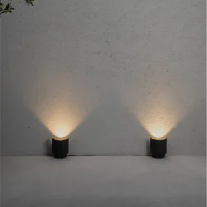 Proyector de suelo Noboru - Faro - Lámpara de exterior, Acabado gris oscuro, LED COB 3000K Últimas Unidades