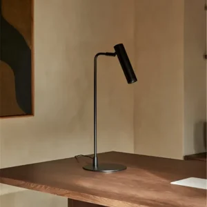 Lámpara de mesa Maru - Aromas - Pantalla movible, Metal oro mate/negro mate, LED COB 3150K Oferta Flash