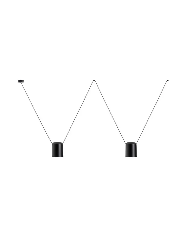 Favorito De Clientes Attic lámpara colgante cilindro doble - LedsC4