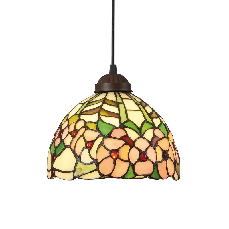 Bestseller LÁMPARA DE TECHO 1 LUZ 20 CM TIFFANY FLORIA