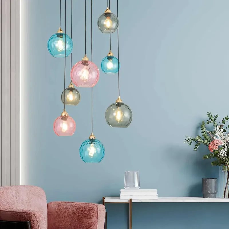 Alta Calidad LÁMPARA DE TECHO 8 LUCES NERIUM