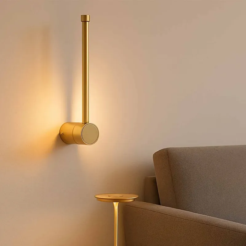 APLIQUE LED 6W 3000K ACERO PINTADO DORADO 40CM MIREA Novedad