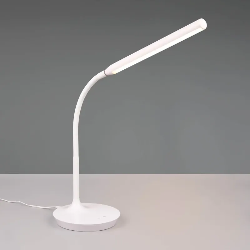 LÁMPARA DE MESA TÁCTIL LED 5W REGULABLE BLANCO TANNER Solo Hoy