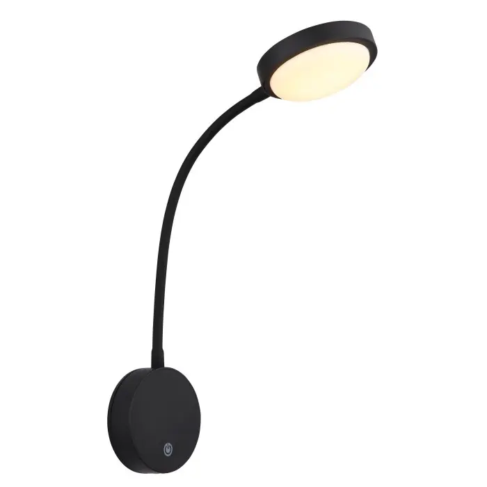 Stock Limitado Lámparas Globo Lighting Pegasi Apliques LED Negro, 1 luz