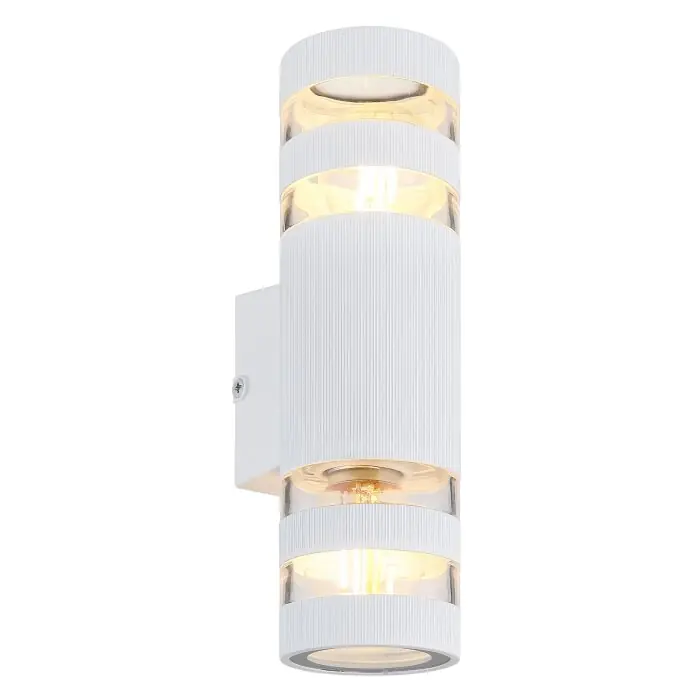Liquidación Lámparas Globo Lighting Hayes Apliques Blanca, 2 luces