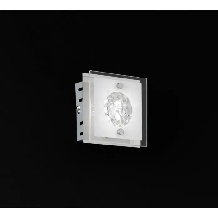 Wofi REIMS Aplique LED Cromo, 1 luz Oferta De Temporada
