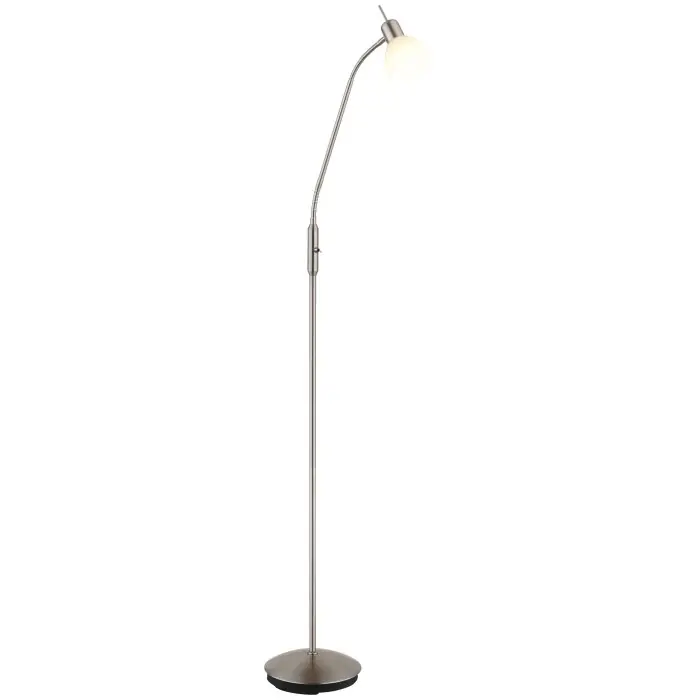 Lámparas Globo Lighting Malte Lámpara de pie Níquel-mate, 1 luz Más Vendido