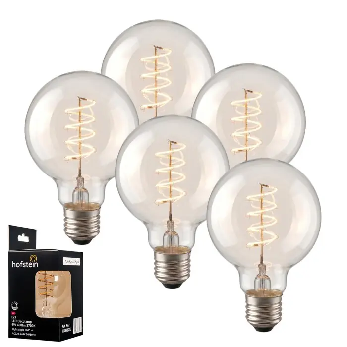 Stock Limitado E27 LED 6 Watt blanco cálido regulable 450 Lumen