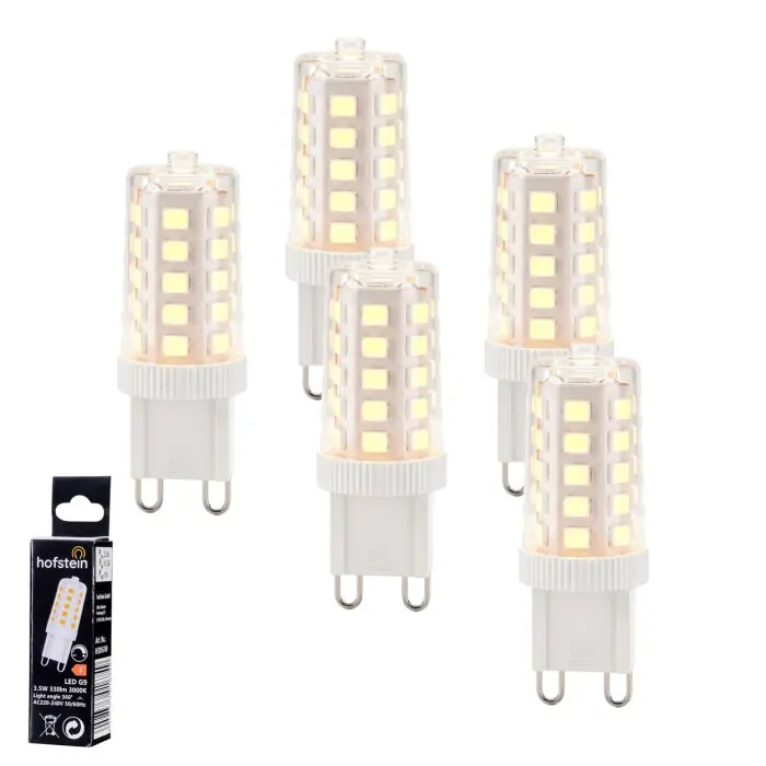 G9 LED 3.5 Watt blanco cálido regulable 330 Lumen Pago Seguro