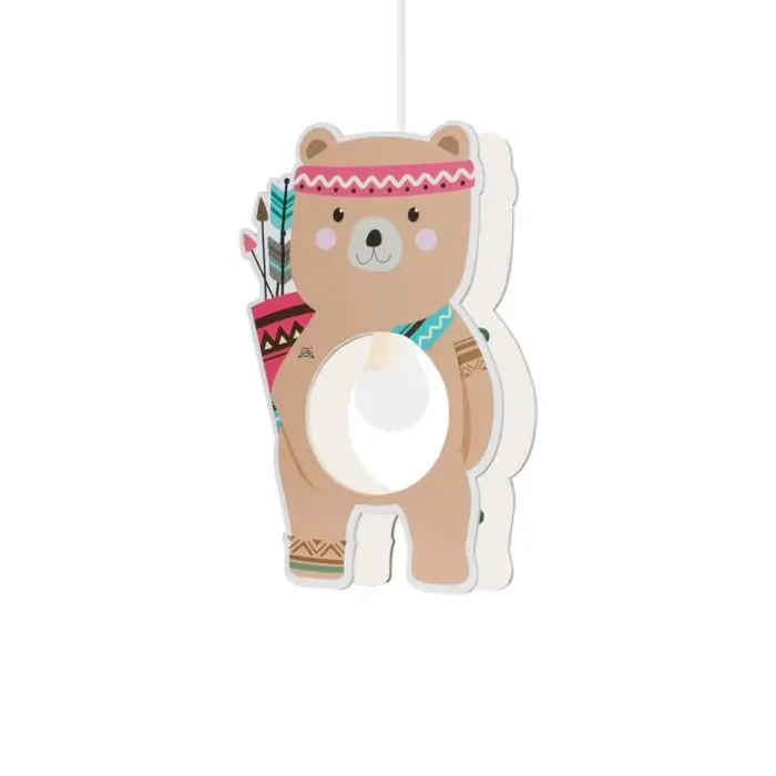 Comprar En Línea Elobra BÄR BJORN Lámpara Colgante Marrón, 1 luz